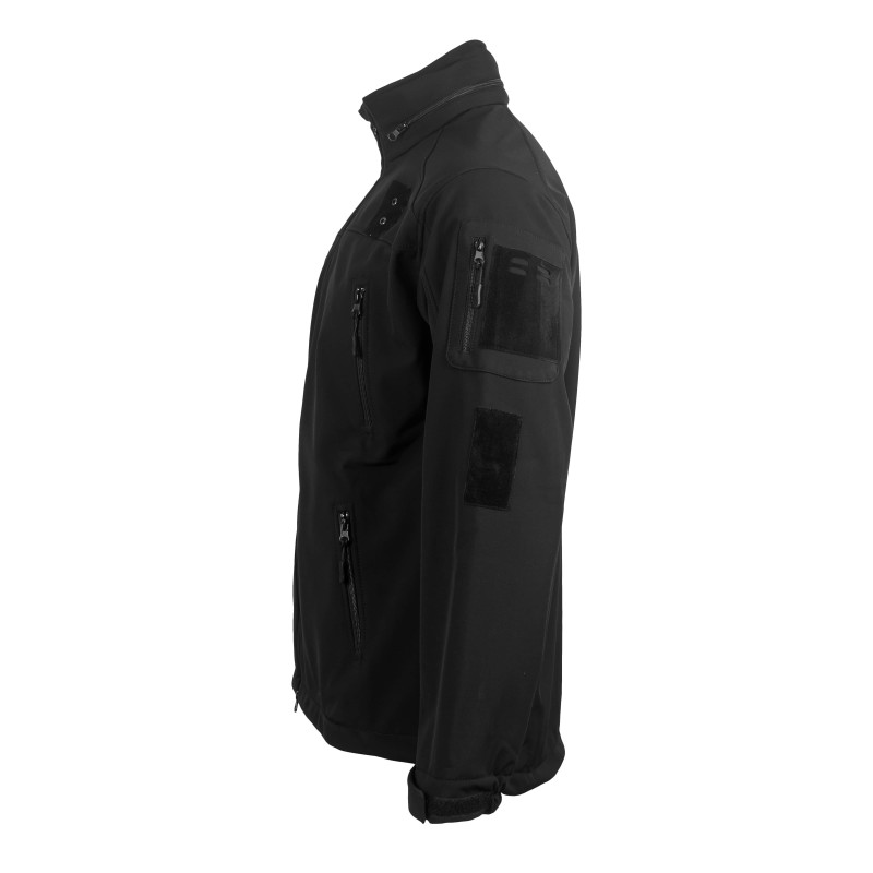 Куртка Vik-Tailor SoftShell з липучками для шевронів, Black