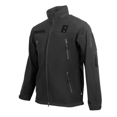 Куртка Vik-Tailor SoftShell з липучками для шевронів, Black