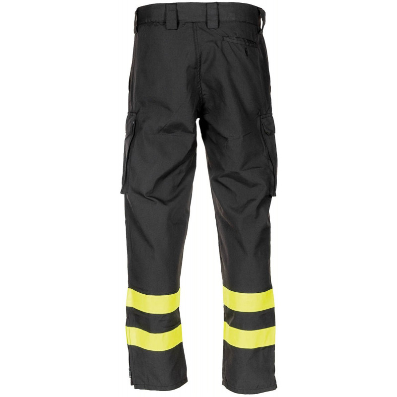 Штани Vik-Tailor з світло відбивальними стрічками IT Firefighter Pants,, Black