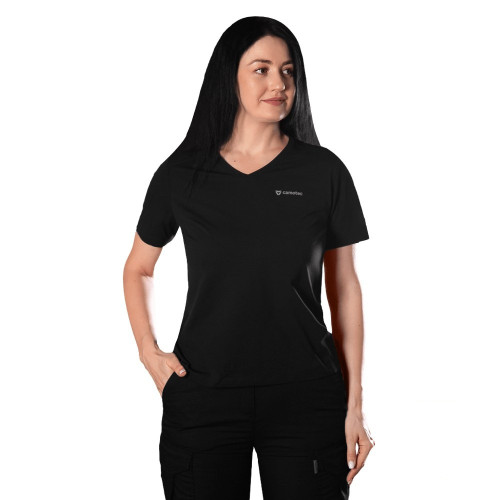 Футболка Pani Totem Logo V-neck Чорна 8284 — фото 1