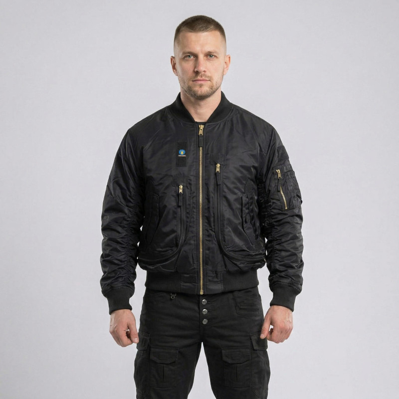 Куртка бомбер Vik-Tailor льотна, Black