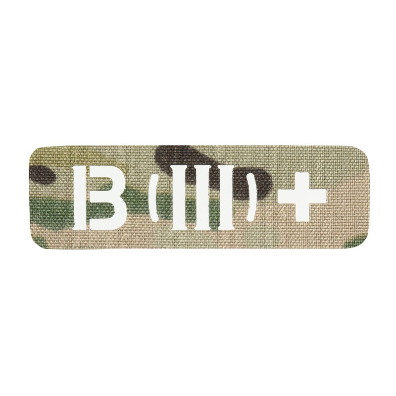 M-Tac нашивка група крові B (III) + наскрізна Laser Cut 25х80 Multicam M-Tac нашивка група крові B (III) + наскрізна Laser Cut 25х80 Multicam