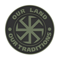 M-Tac нашивка Our Land ПВХ олива