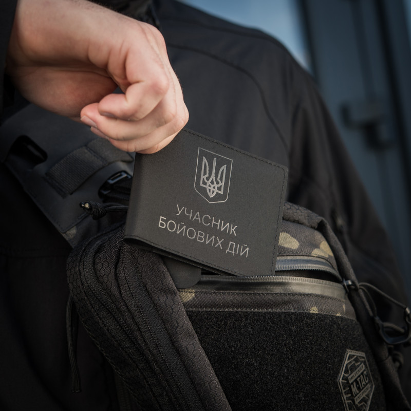 M-Tac обкладинка Учасник Бойових Дій Elite Black