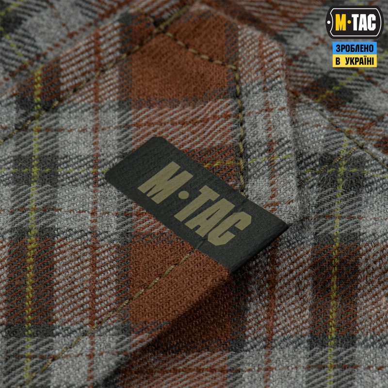 M-Tac сорочка Lumberjack Cotton Shirt Brown/Grey M-Tac сорочка Lumberjack Cotton Shirt Brown/Grey