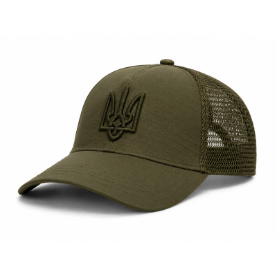 Бейсболка з Тризубом Vik-Tailor Rip-Stop, Olive
