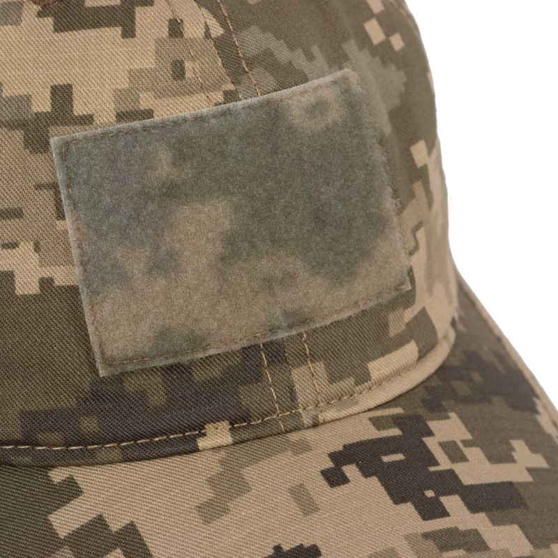 Бейсболка Viktailor з вирізом під навушники Twill, Піксель, 60