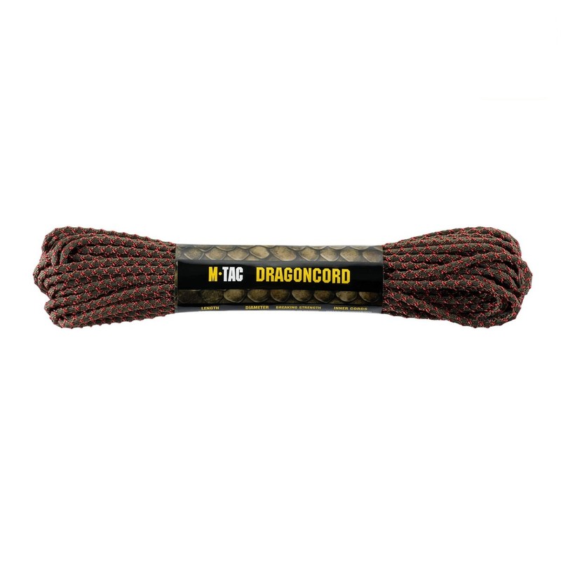 M-Tac паракорд Dragon Cord 15m Ranger Green/Maroon
