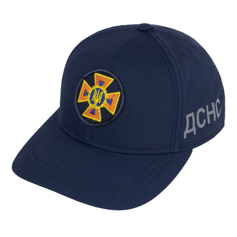 Бейсболка з регулятором та кокардою Ріп-Стоп ДСНС, Navy Blue Бейсболка з регулятором та кокардою Ріп-Стоп ДСНС, Navy Blue