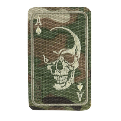 M-Tac нашивка Face of war (вишивка) Multicam