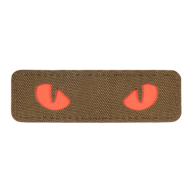 M-Tac нашивка Cat Eyes Laser Cut Coyote/Red/GID