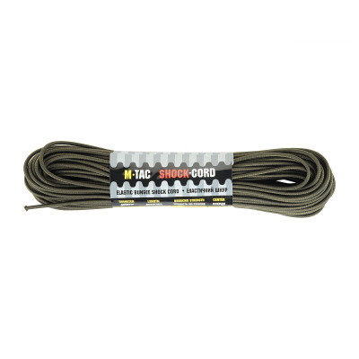 M-Tac паракорд Shock-Cord 3 mm OD Green 30м