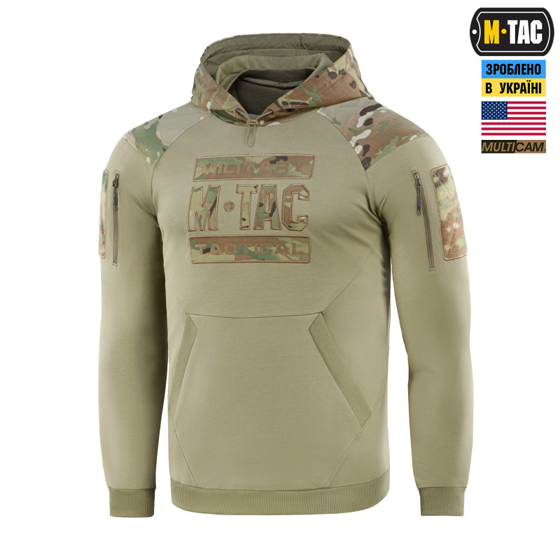 M-Tac кофта Hoodie Combat Multicam/Tan M-Tac кофта Hoodie Combat Multicam/Tan