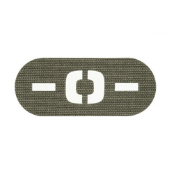 M-Tac нашивка група крові -0- наскрізна Laser Cut Ranger Green