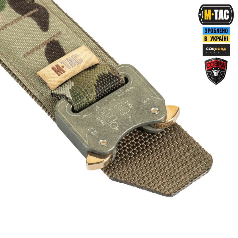 M-Tac ремінь Cobra Buckle Belt Laser Cut Multicam M-Tac ремінь Cobra Buckle Belt Laser Cut Multicam