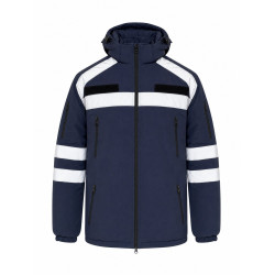 Зимова куртка Vik-Tailor з світловідбиваючими полосами, Blue, 60