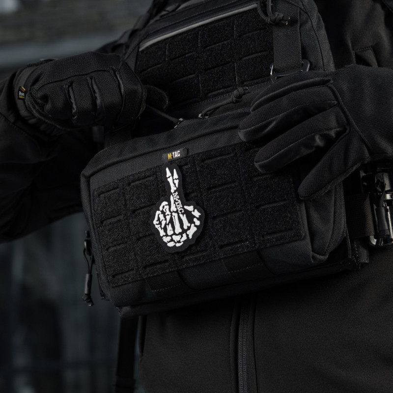 M-Tac нашивка Crossed Fingers (вишивка) Black M-Tac нашивка Crossed Fingers (вишивка) Black
