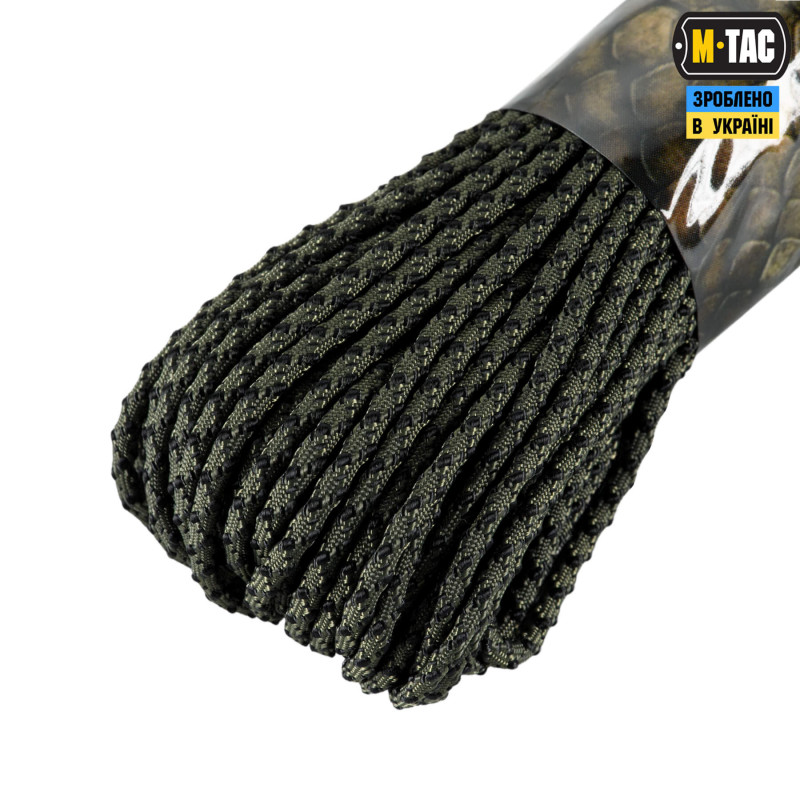 M-Tac паракорд Dragon Cord 30m Ranger Green/Black M-Tac паракорд Dragon Cord 30m Ranger Green/Black