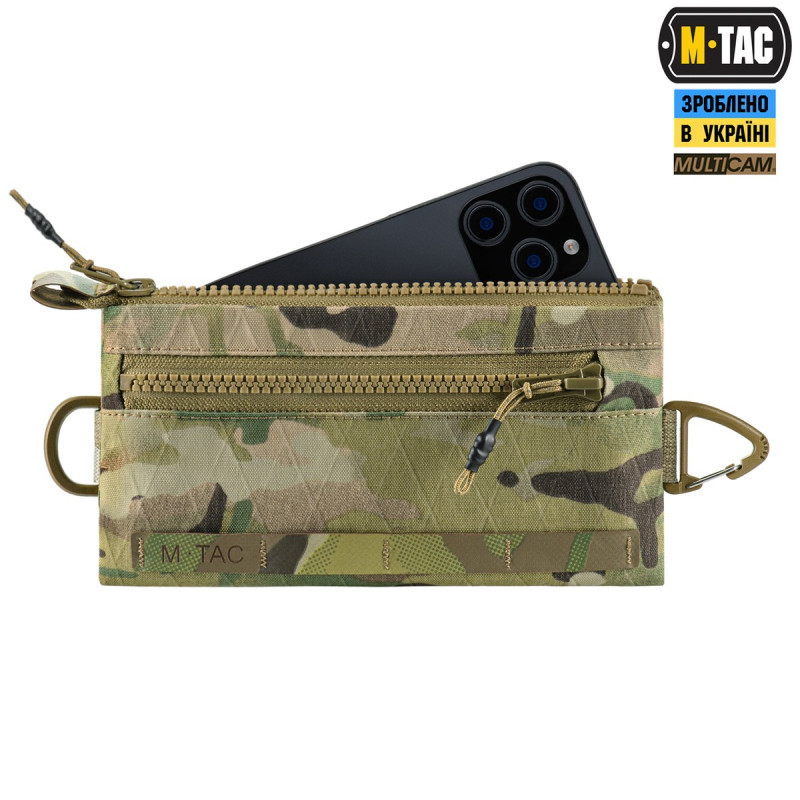 M-Tac гаманець горизонтальний з карабіном X-PAC Elite Multicam