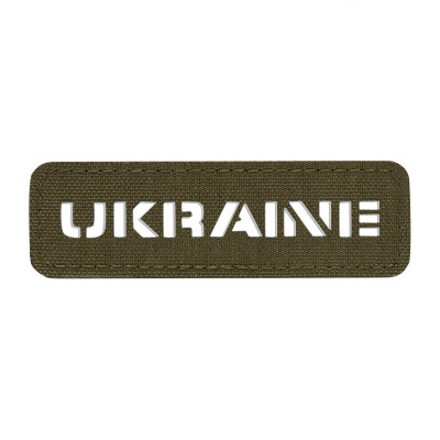 M-Tac нашивка Ukraine скрізна 25х80 Laser Cut Ranger Green