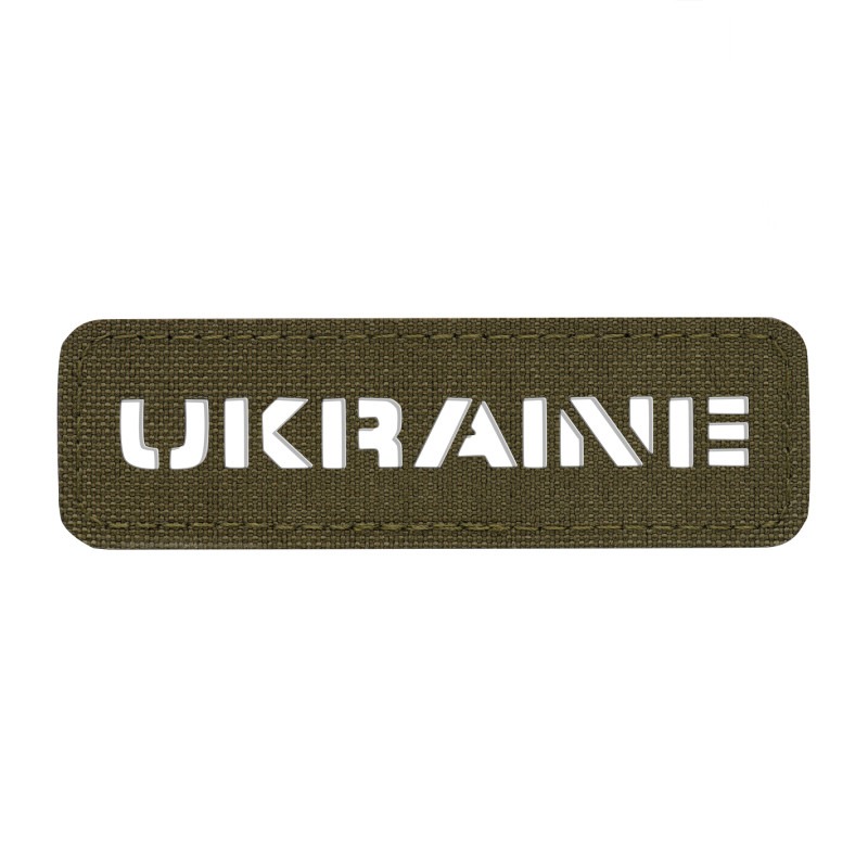 M-Tac нашивка Ukraine скрізна 25х80 Laser Cut Ranger Green M-Tac нашивка Ukraine скрізна 25х80 Laser Cut Ranger Green