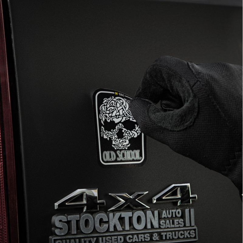 M-Tac наклейка Old School Small світловідбиваюча Black M-Tac наклейка Old School Small світловідбиваюча Black