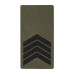 M-Tac погон на липучці Старший сержант (вишивка) Ranger Green — фото 2