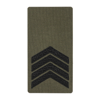 M-Tac погон на липучці Старший сержант (вишивка) Ranger Green