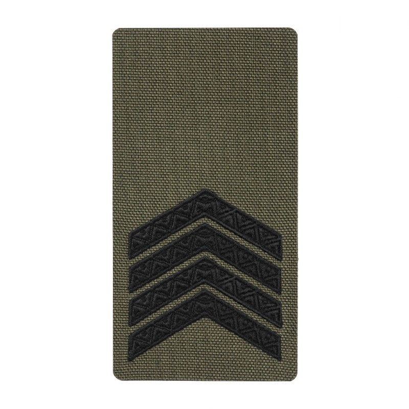 M-Tac погон на липучці Старший сержант (вишивка) Ranger Green