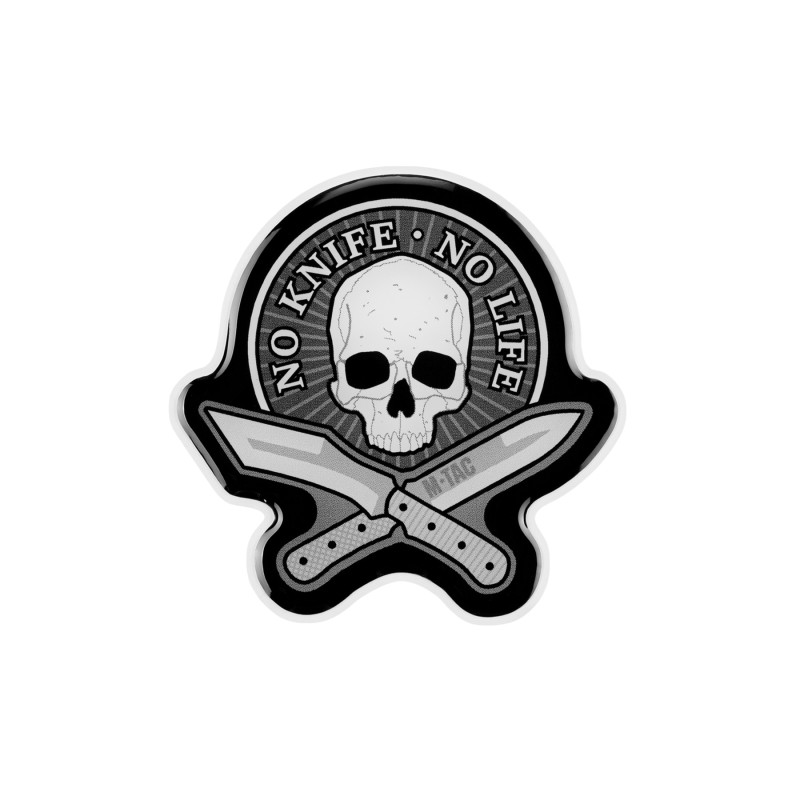 M-Tac наклейка обємна No Knife - No Life