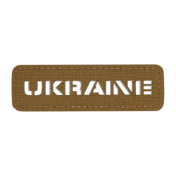 M-Tac нашивка Ukraine скрізна 25х80 Laser Cut Coyote