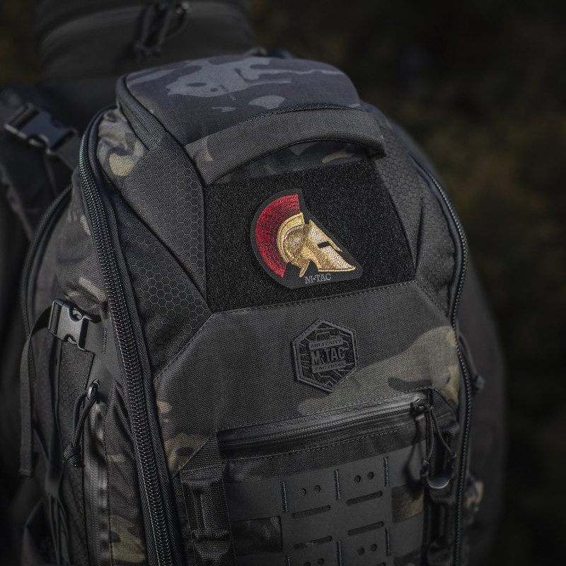 M-Tac нашивка Spartan Helmet (вишивка) Black M-Tac нашивка Spartan Helmet (вишивка) Black
