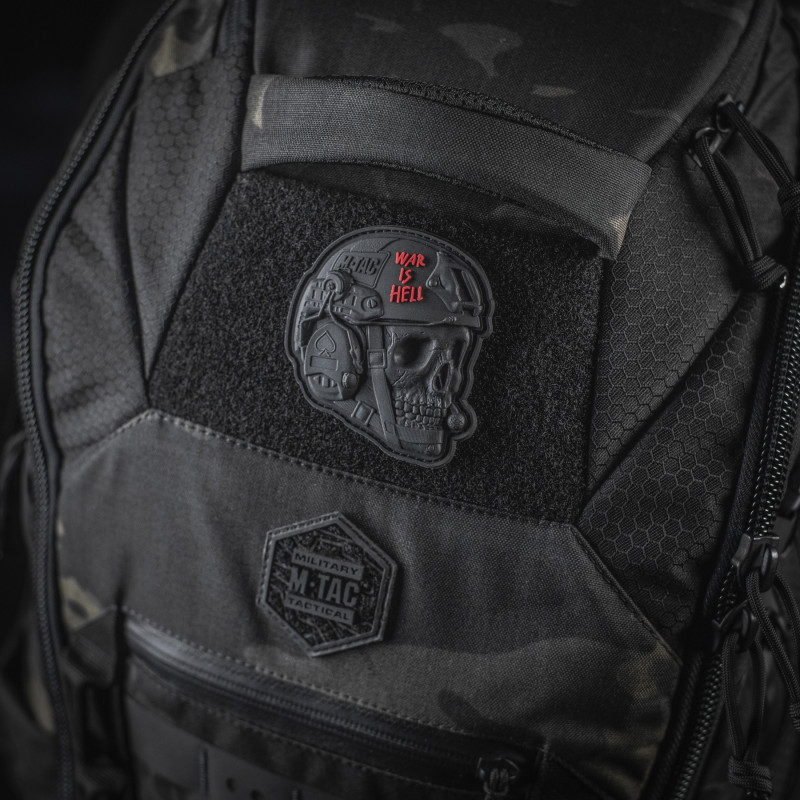 M-Tac нашивка War is Hell 3D PVC Black M-Tac нашивка War is Hell 3D PVC Black