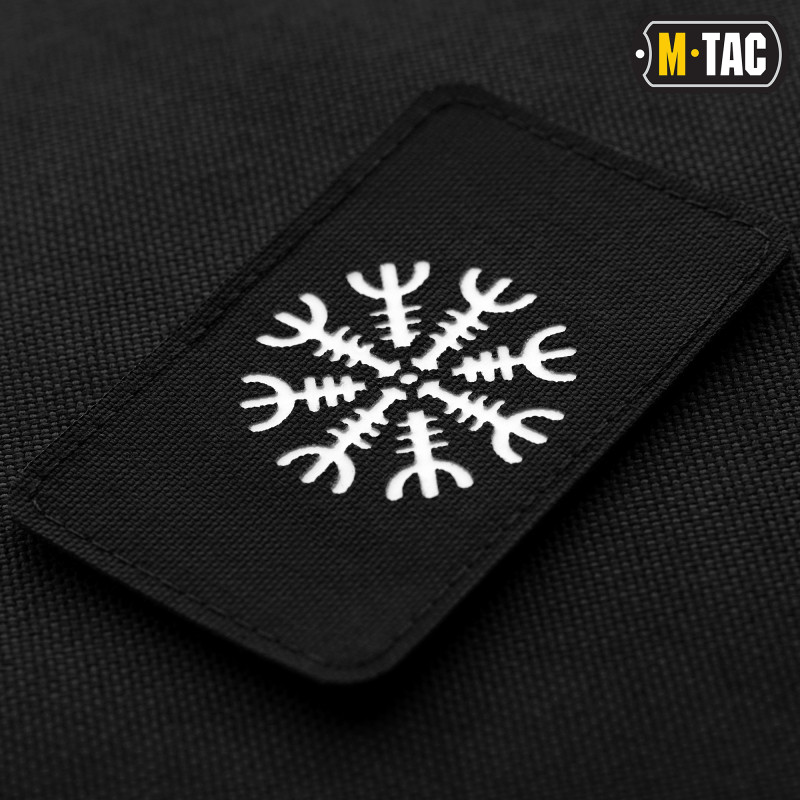 M-Tac нашивка шолом Жаху горизонтальна Laser Cut Black/світлонакопичувач M-Tac нашивка шолом Жаху горизонтальна Laser Cut Black/світлонакопичувач