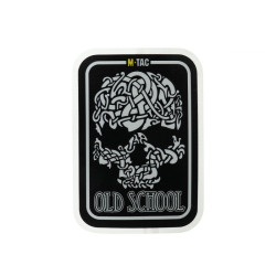 M-Tac наклейка Old School Small світловідбиваюча Black