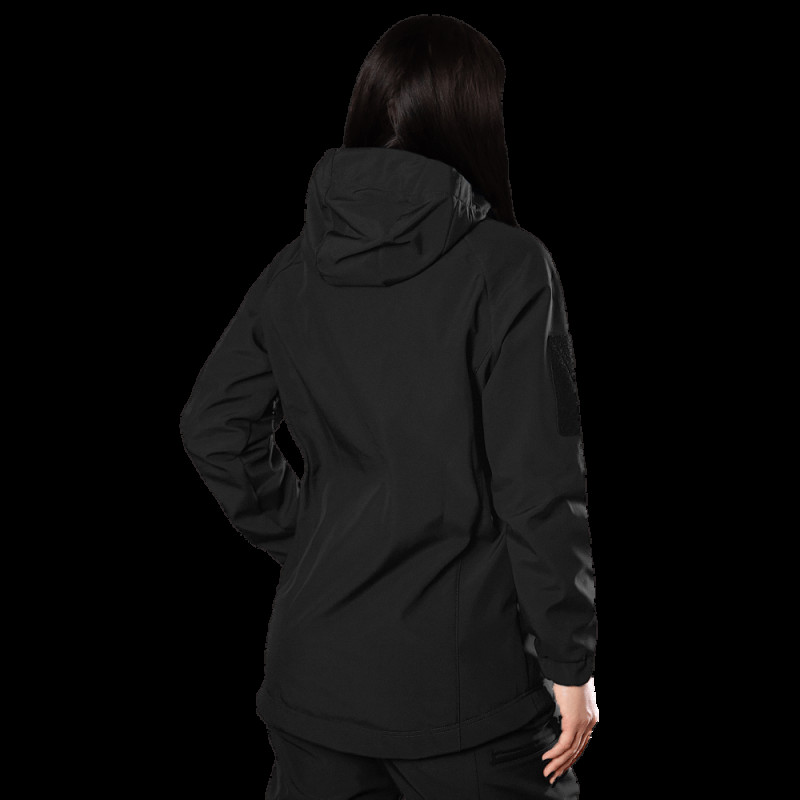 Жіноча куртка Stalker SoftShell Чорна 7442