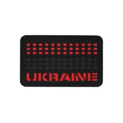 M-Tac нашивка Ukraine Laser Cut Black/Red/Black