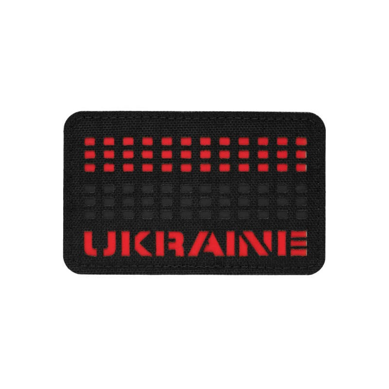 M-Tac нашивка Ukraine Laser Cut Black/Red/Black M-Tac нашивка Ukraine Laser Cut Black/Red/Black