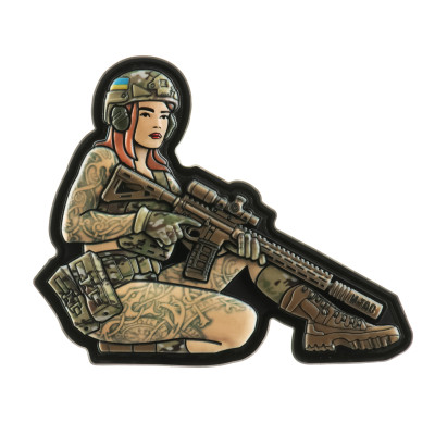 M-Tac нашивка girl №2 Skandinavik PVC MC