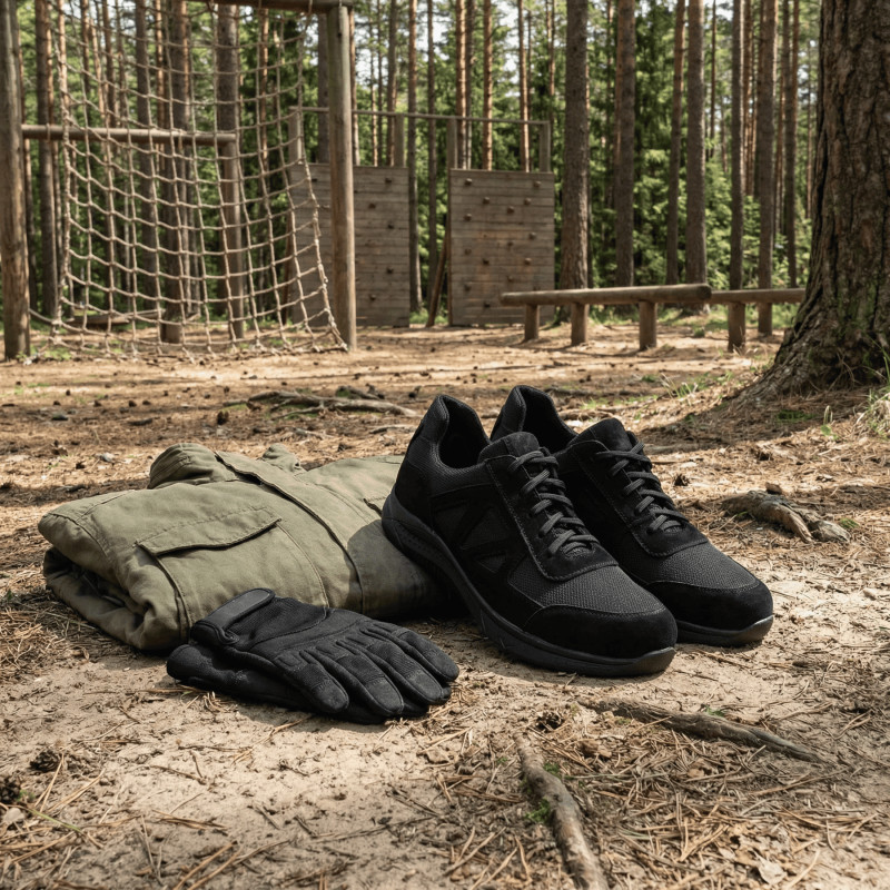 Кросівки тактичні зі вставками кордури Vik-Tailor Ягуар, Black