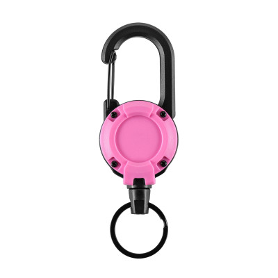 M-Tac карабин зі шнуром для ключів Pink