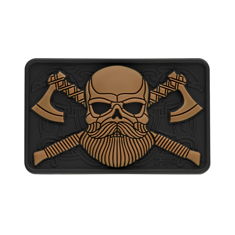M-Tac нашивка Bearded Skull 3D ПВХ Black/Coyote M-Tac нашивка Bearded Skull 3D ПВХ Black/Coyote