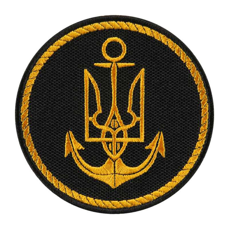 Шеврон ВМС ЗСУ чорний