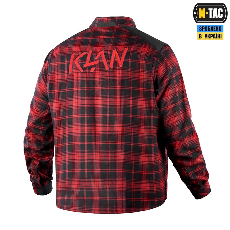 M-Tac сорочка Redneck Shirt KLAN Embroidery Red/Black