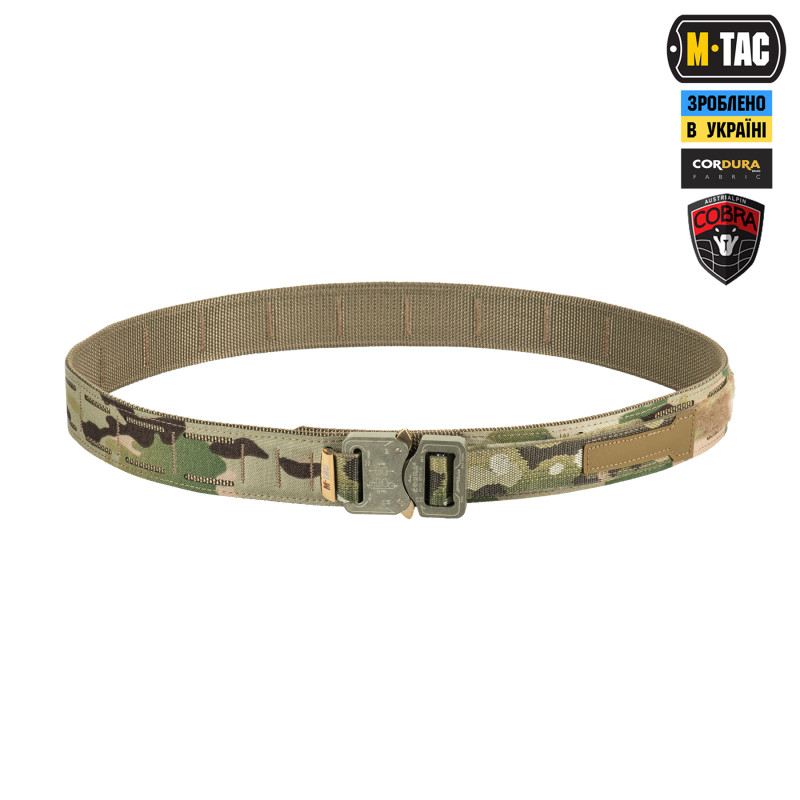 M-Tac ремінь Cobra Buckle Belt Laser Cut Multicam M-Tac ремінь Cobra Buckle Belt Laser Cut Multicam