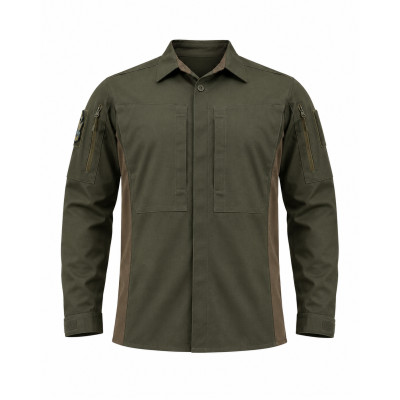 Тактична сорочка Vik-Tailor з липучкою Velcro, Olive, 48-50/5