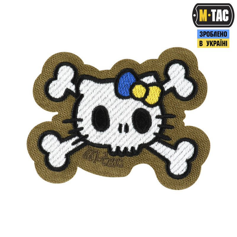 M-Tac нашивка KITTY (вишивка) White/Coyote M-Tac нашивка KITTY (вишивка) White/Coyote