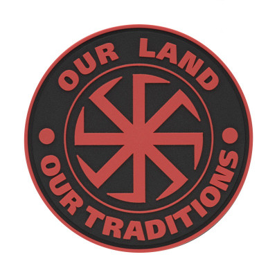 M-Tac нашивка Our Land ПВХ червона