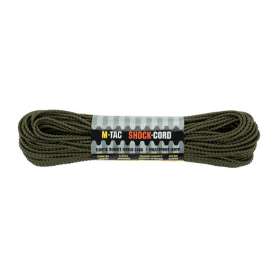 M-Tac паракорд Shock-Cord 3mm Dragon Skin OD Green 30м