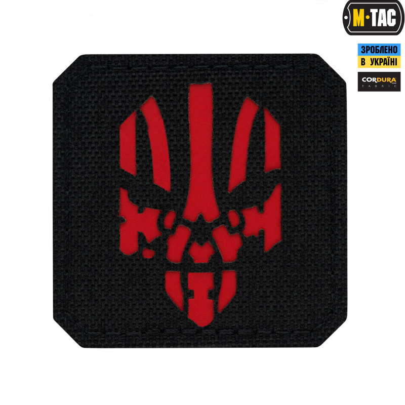 M-Tac нашивка Месник Laser Cut Black/Red M-Tac нашивка Месник Laser Cut Black/Red